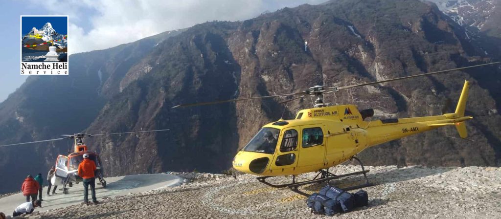 Tengboche To Kathmandu Helicopter Flight - Namche Heli Service