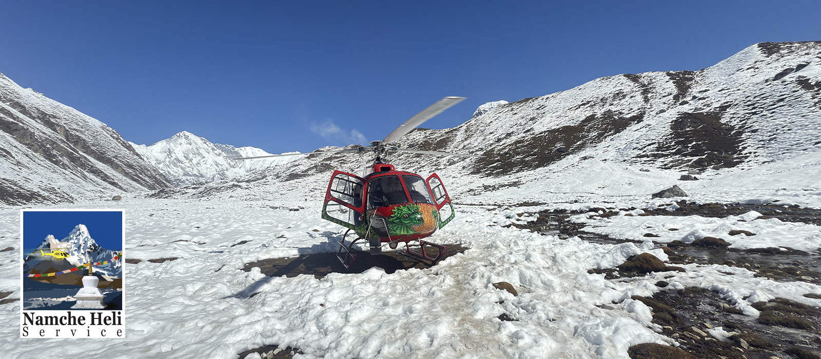 Everest base camp to Lukla Helicopter