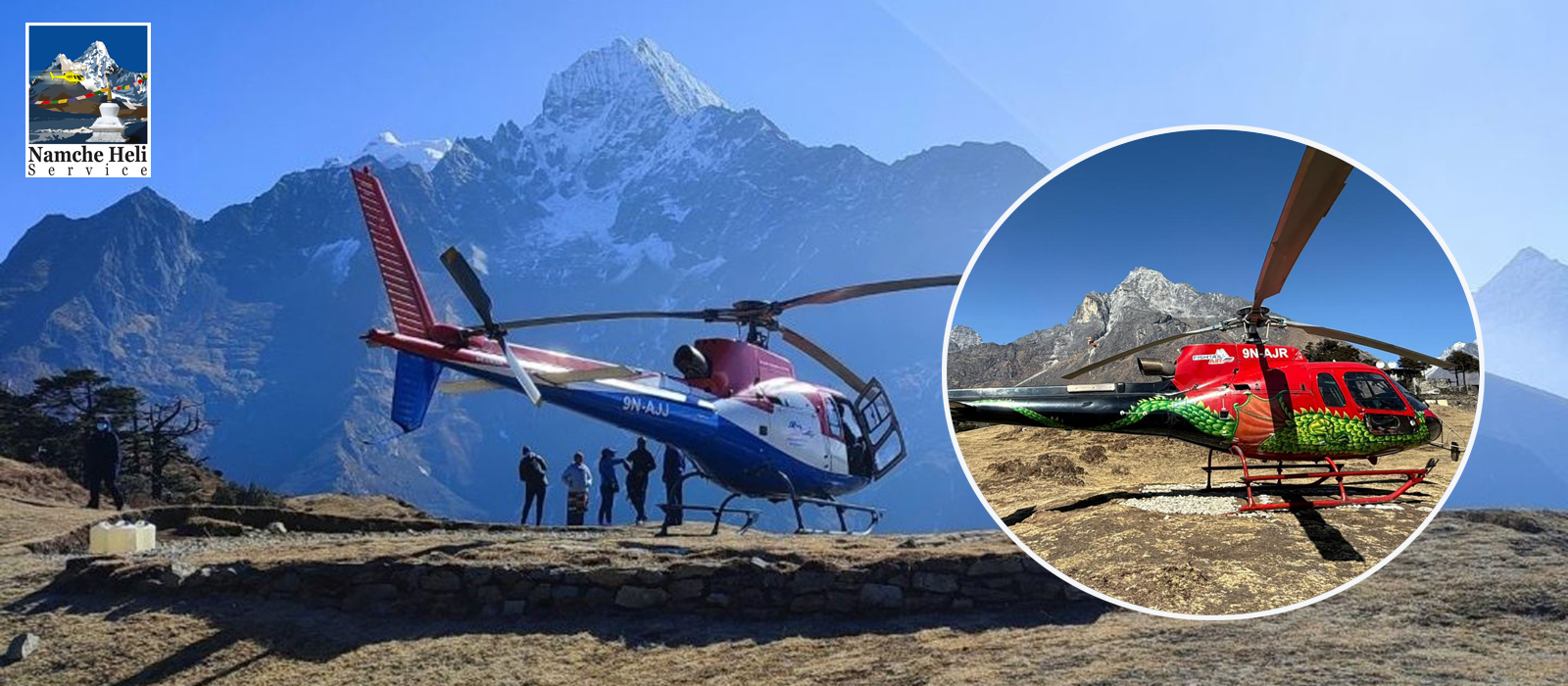 Namche to Everest basecamp Helicopter