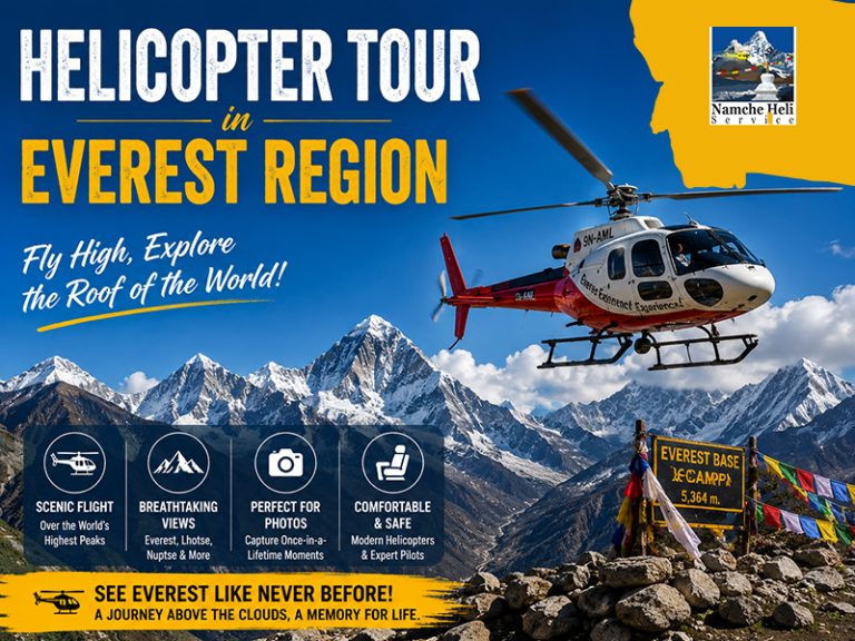 Helicopter Tour in Everest Region: A Complete Guide