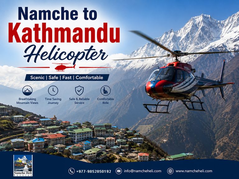 Namche to Kathmandu Helicopter: Cost, Booking, Emergency
